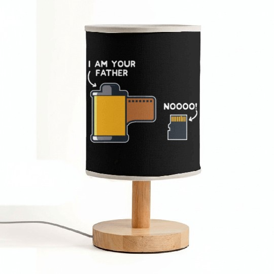 Funny Photography Gift Design Film Father of SD Ca Fabric Lamps