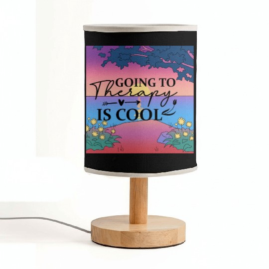 Going to Therapy is Cool: Normalize Mental Health Fabric Lamps