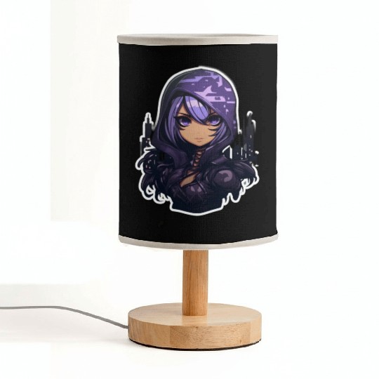 Cartoon Assassin Camouflage Fabric Lamps