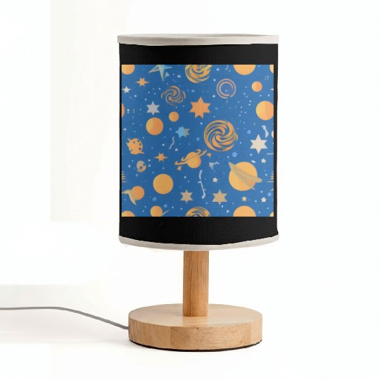 Galaxy nebula art Fabric Lamps