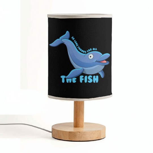 Thankful Dolphin Fabric Lamps