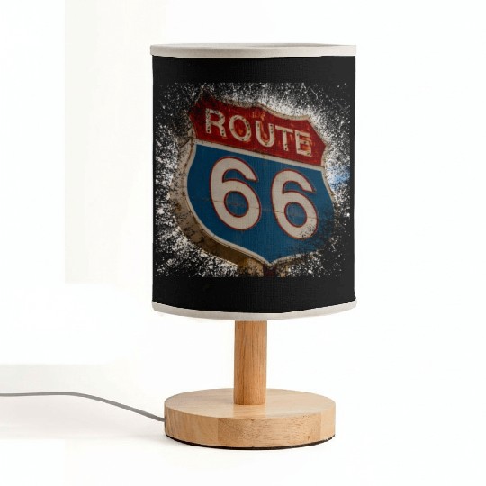 Route 66 Fabric Lamps