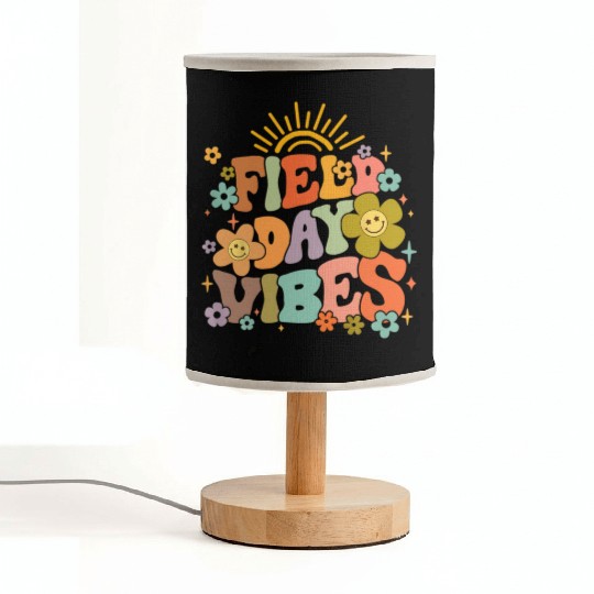 Field Day Vibes Summer Teacher Last Day Of School Fabric Lamps