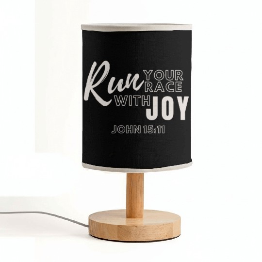 Run Your Race with Joy Fabric Lamps
