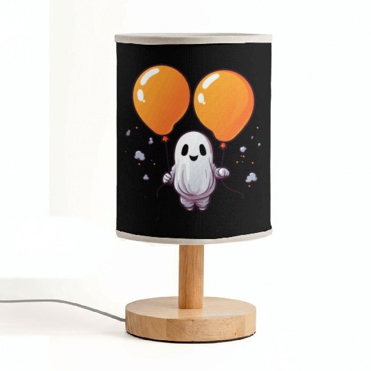 Balloon Halloween Trick Or Treat Spooky Boo Ghost Fabric Lamps