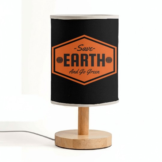 Save Earth And Go Green Fabric Lamps