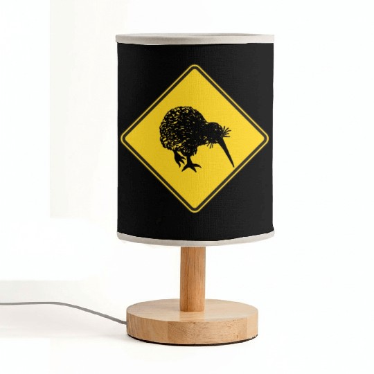 New Zealand Attention Kiwi Street Sign Camping Fabric Lamps