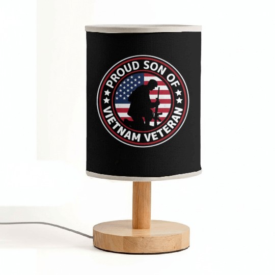Proud son of Vietnam veteran Fabric Lamps