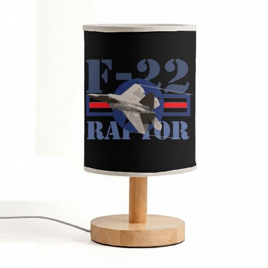 F 22 Raptor USAF Fabric Lamps