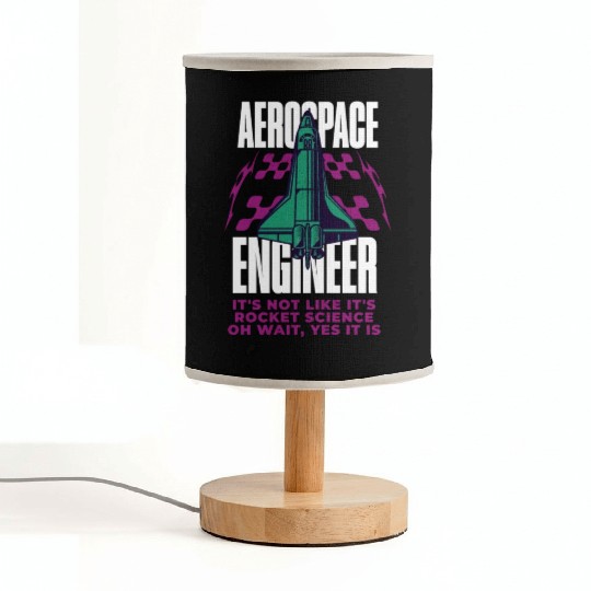 Cool Aerospace Engineer Rocket Scientist Space Fabric Lamps