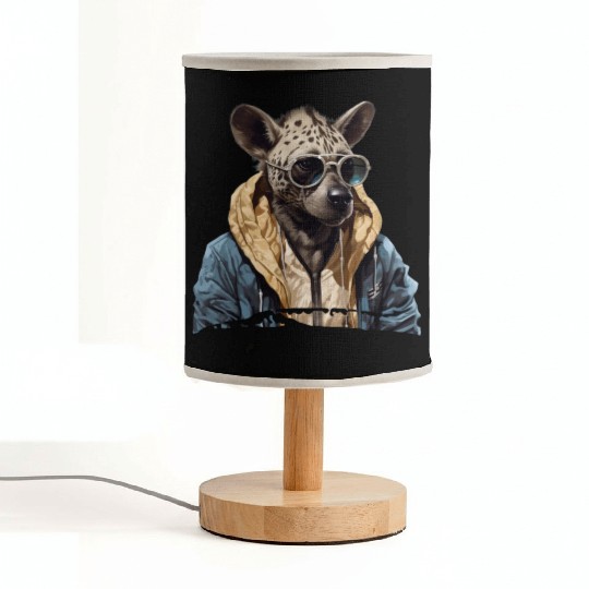 Street Style Spotted Hyena | Hyena Lovers Fabric Lamps