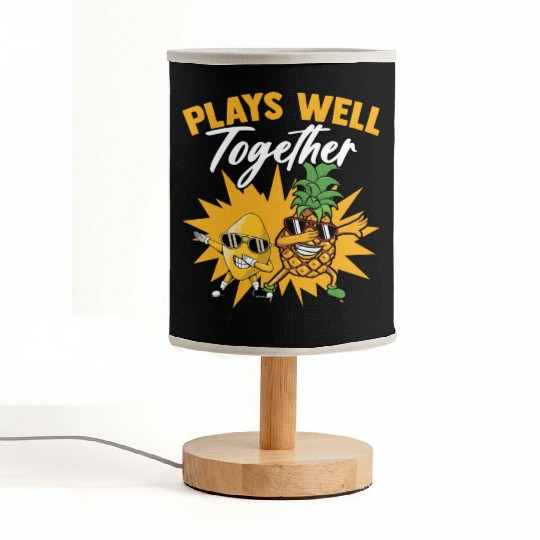 Pineapple And Lemon Plays Well Together A Sweet Fabric Lamps