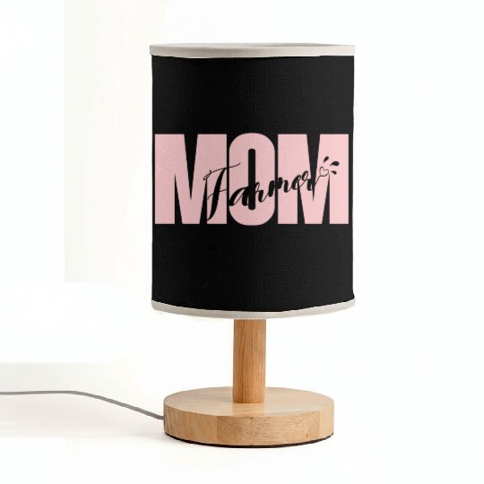 Farmer Pink Mom Fabric Lamps