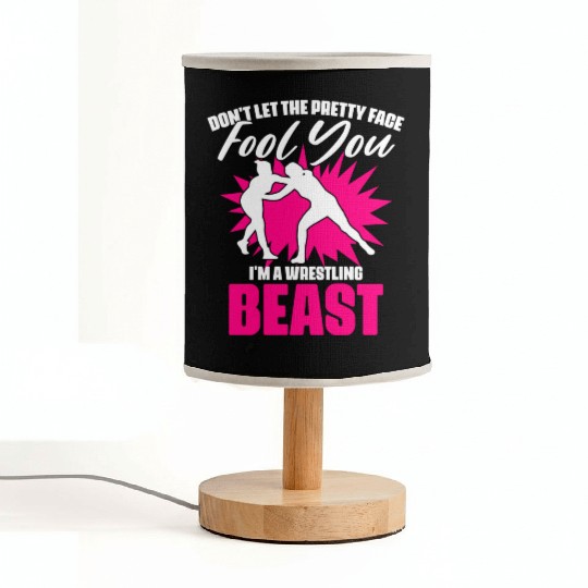 Funny Wrestling Sports Humor For A Girl Freestyle Fabric Lamps