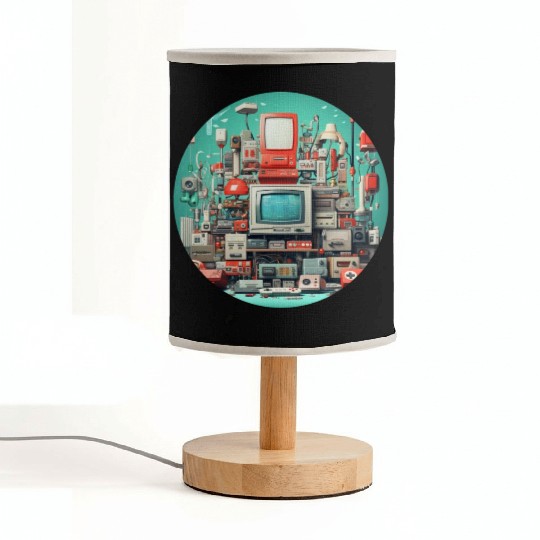 Retro Gaming Magic: Unleash the 8-Bit Nostalgia! Fabric Lamps