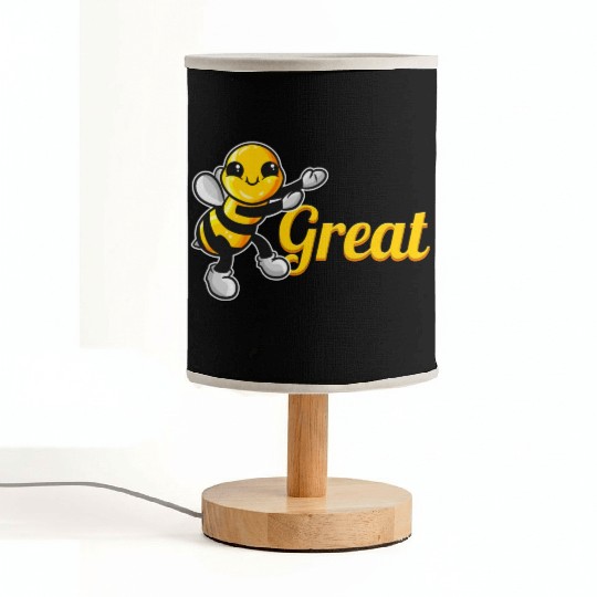 The Cute Bee Says Be Great The Bee Fabric Lamps