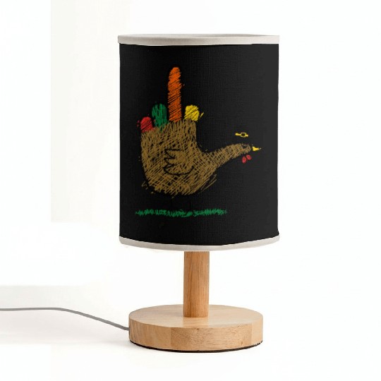 Thanksgiving Bird Fabric Lamps