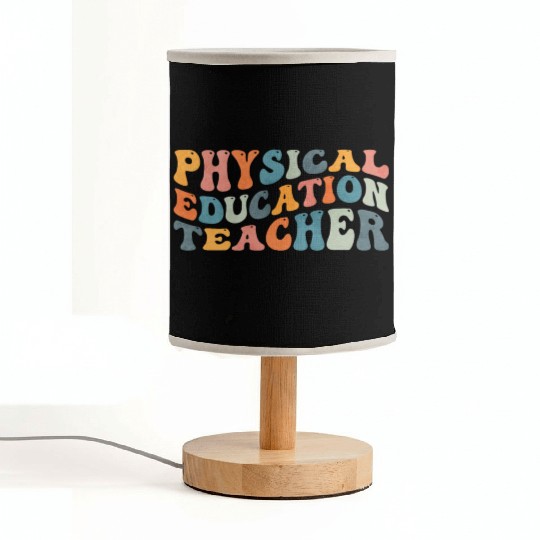 Groovy Physical Education Teacher PE Teaching Fabric Lamps