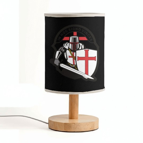 Crusader 'in Hoc Signo Vinces ' Knights Templar Fabric Lamps