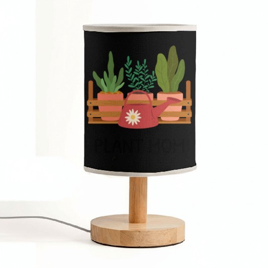 Pot Plant Mom Fabric Lamps