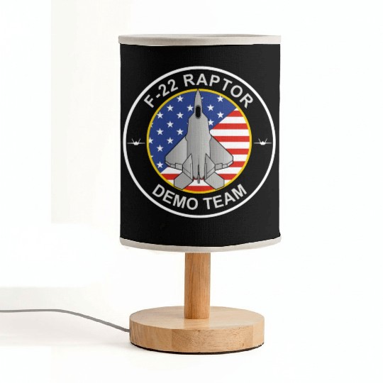 F 22 RaptorDemo Team Fabric Lamps