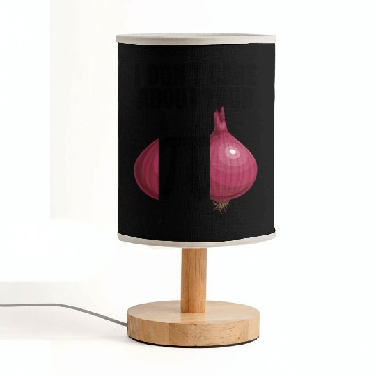 I Don't Care About Your Opinion Onion Pi Math Joke Fabric Lamps