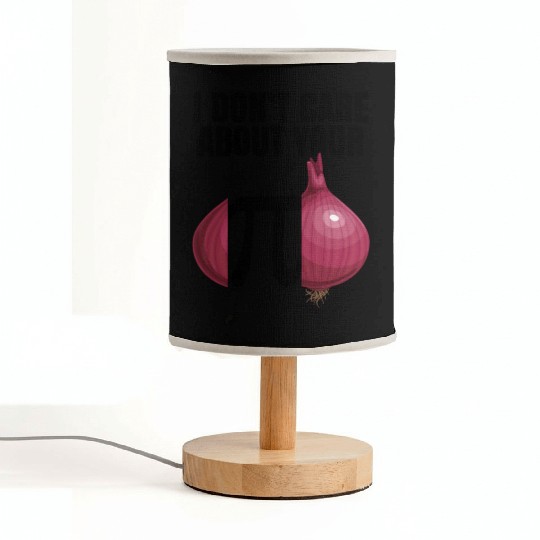 I Don't Care About Your Opinion Onion Pi Math Joke Fabric Lamps
