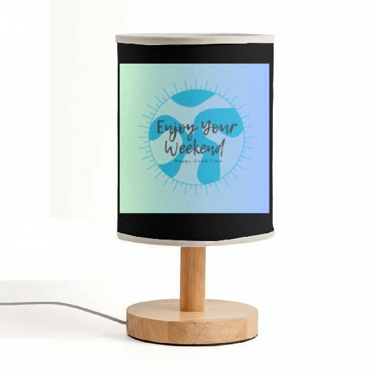 Enjoy Your Weekend Fabric Lamps