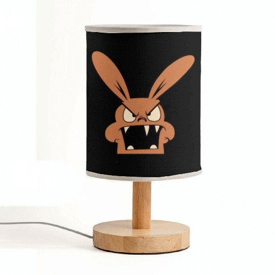 angry hare Fabric Lamps