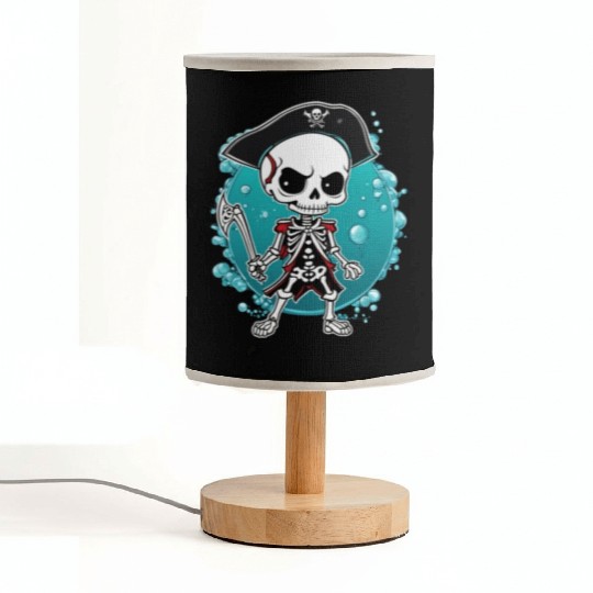 Pirate Skeleton Fabric Lamps