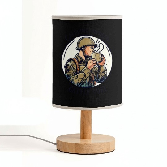Caffeine infused Battle Soldier Fabric Lamps
