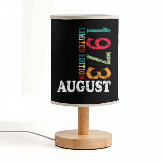 august 1973 Anniversary august 1973 august Fabric Lamps