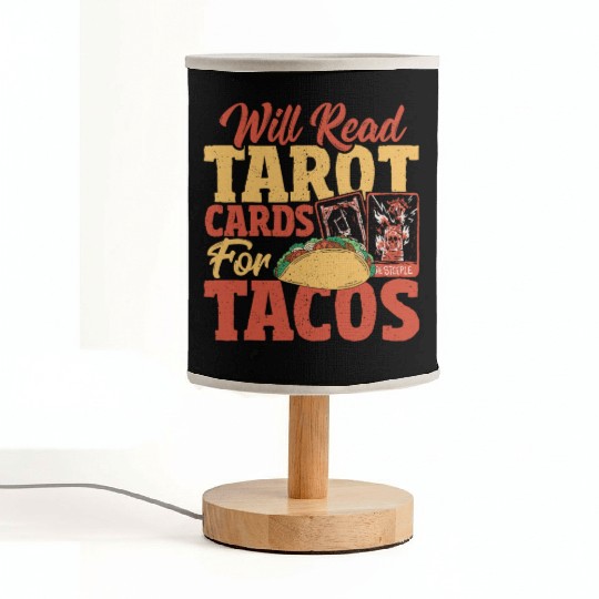 Tarot Card Reader Will Read Tarot Cards For Tacos Fabric Lamps