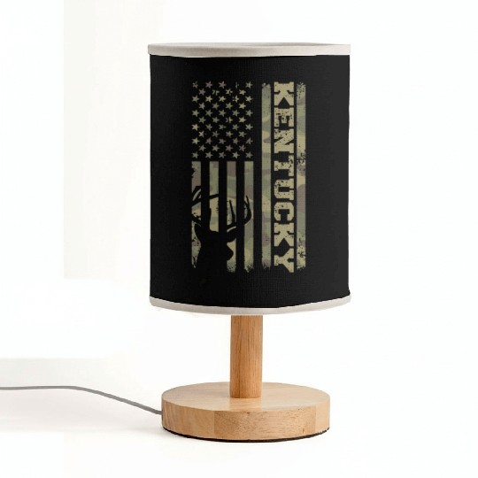Kentucky Deer Hunter Fabric Lamps