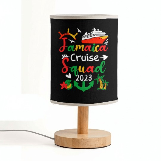 Jamaica Cruise Ship Friends Vacation Fabric Lamps