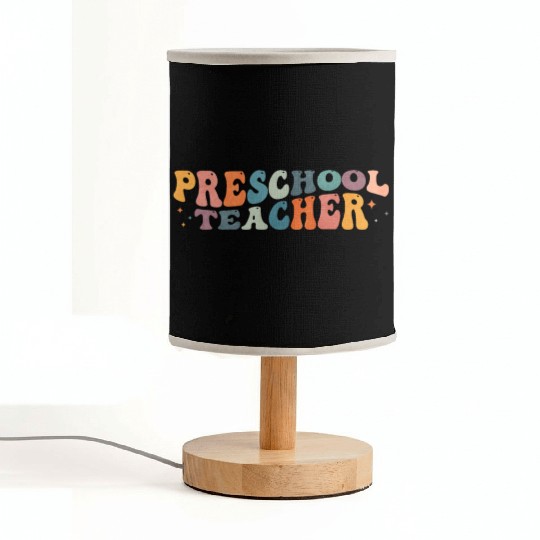 Groovy Preschool Teacher Kindergarten Teaching Fabric Lamps