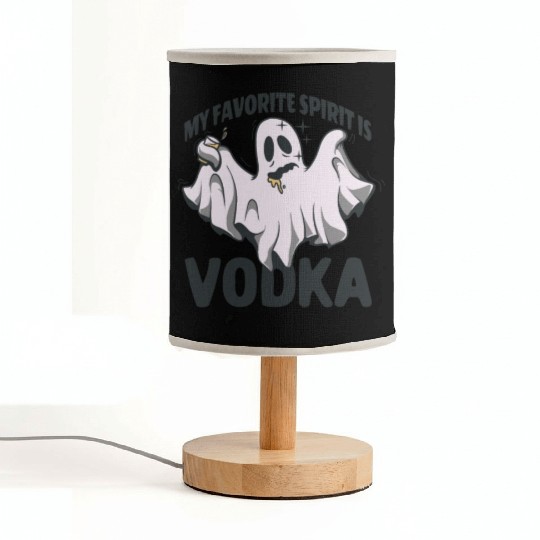 My Favorite Spirit Is Vodka Halloween Vodka Ghost Fabric Lamps