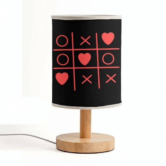 Cool Valentine s Day Criss Cross Heart Fabric Lamps