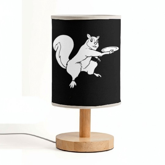 Disc Golf Frisbee Golf Squirrel Fabric Lamps
