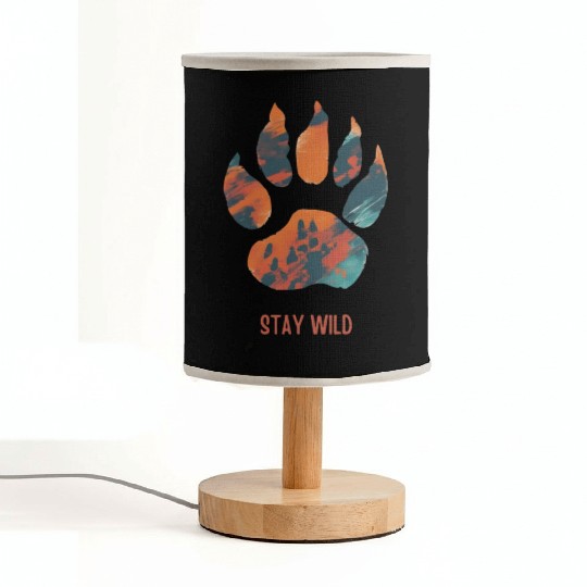 The Grizzly Bear Paw Fabric Lamps