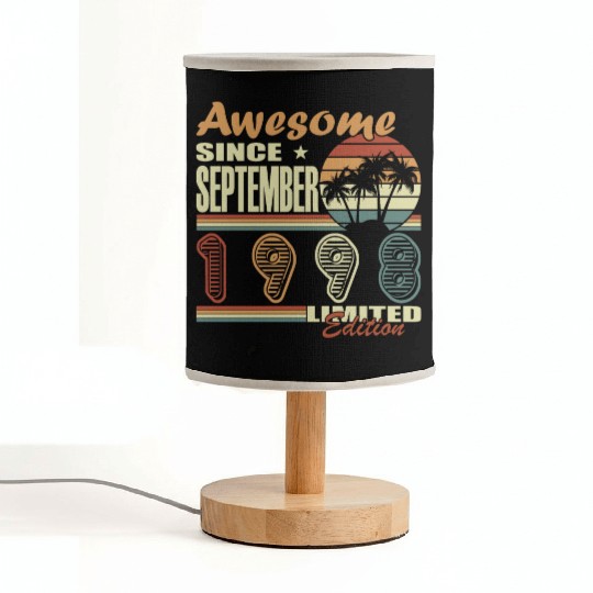 september 1998 Anniversary september 1998 septembe Fabric Lamps