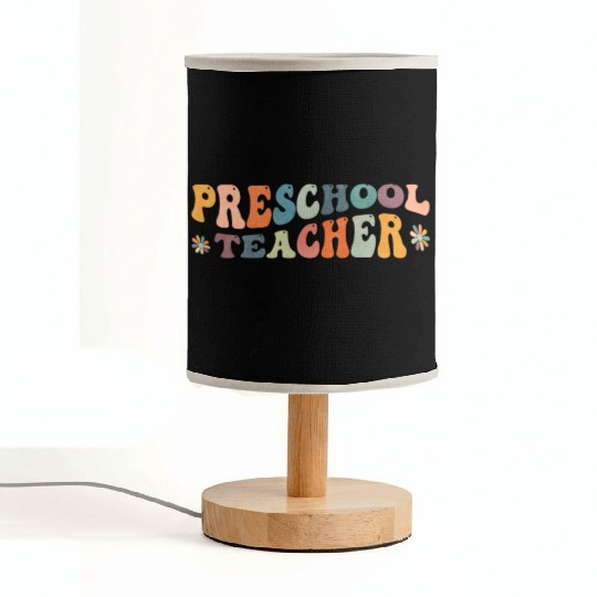 Groovy Preschool Teacher Kindergarten Teaching Fabric Lamps