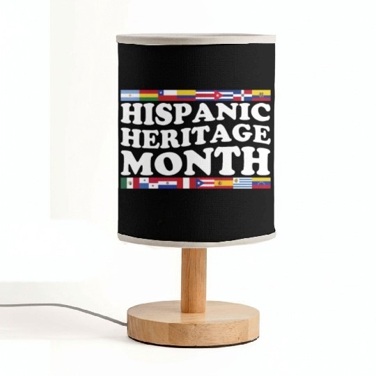 Hispanic Heritage Month Funny Hispanic Spanish Fabric Lamps