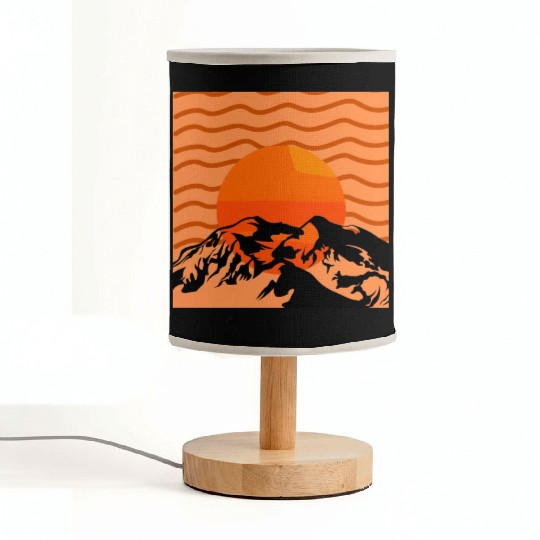 Denali Mountain Fabric Lamps