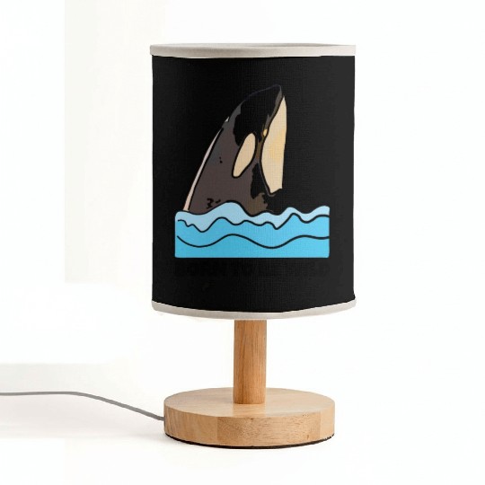 Born to Be Wild: Playful Orca Design Fabric Lamps