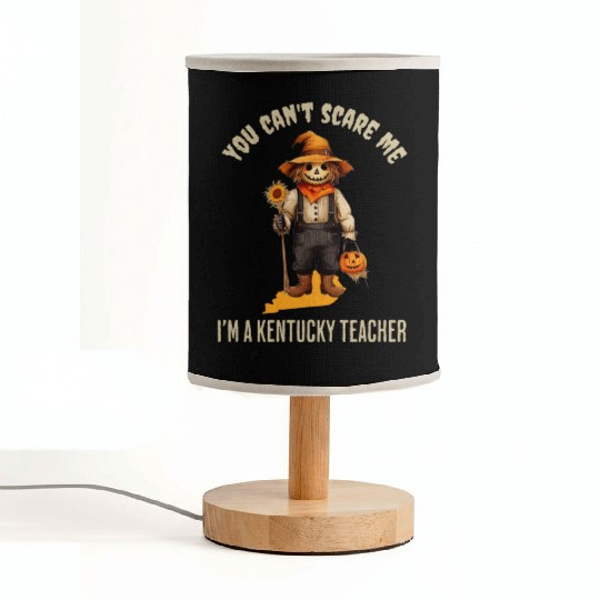 I’m a Kentucky Teacher Halloween Fall Autumn Fabric Lamps