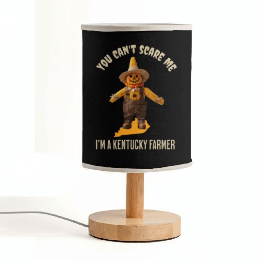 I’m a Kentucky Farmer Halloween Fall Autumn Fabric Lamps