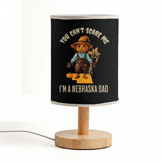 I’m a Nebraska Dad Halloween Fall Autumn Fabric Lamps