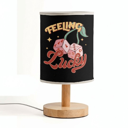 Feeling Lucky Tic Tac Toe Love Game Valentine Gift Fabric Lamps