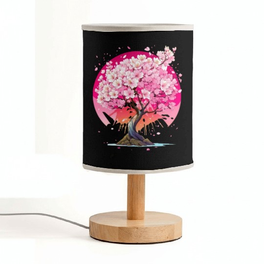 Cherry Blossom Fabric Lamps